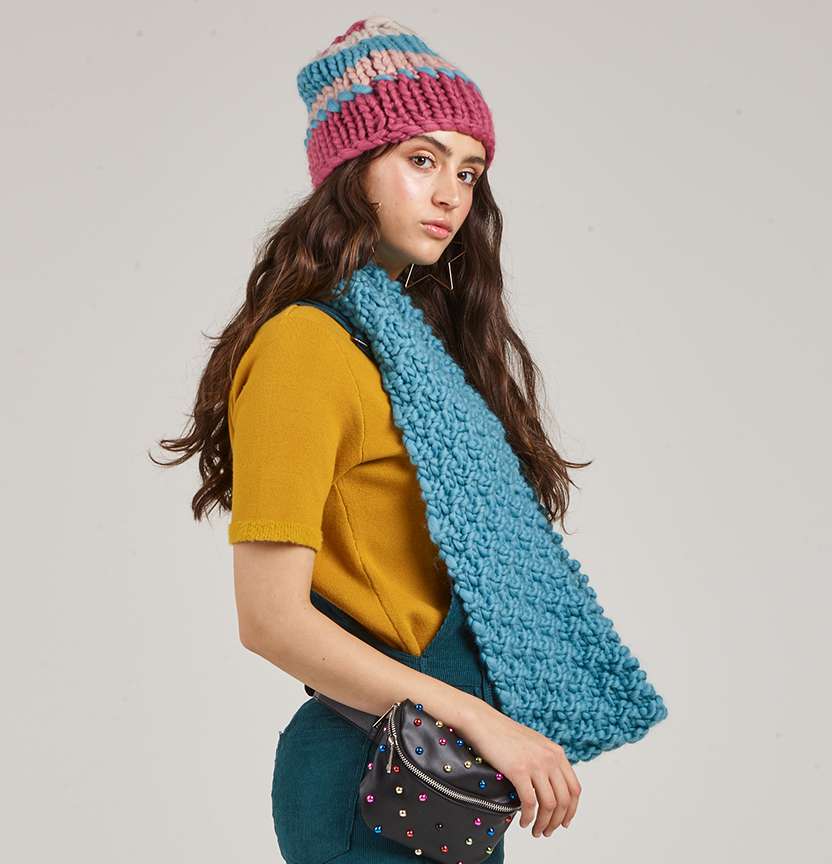 Born To Be Wool Beanie & Scarf Project