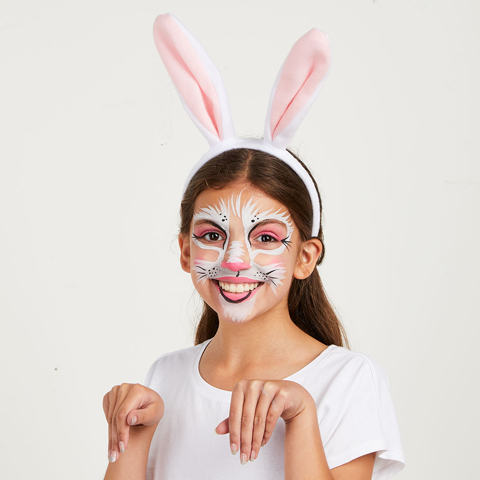 Bunny Face Paint Project