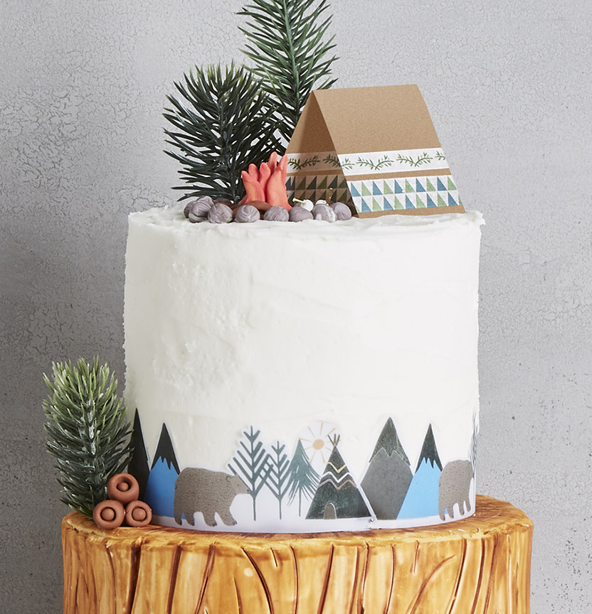 Camping Cake Project