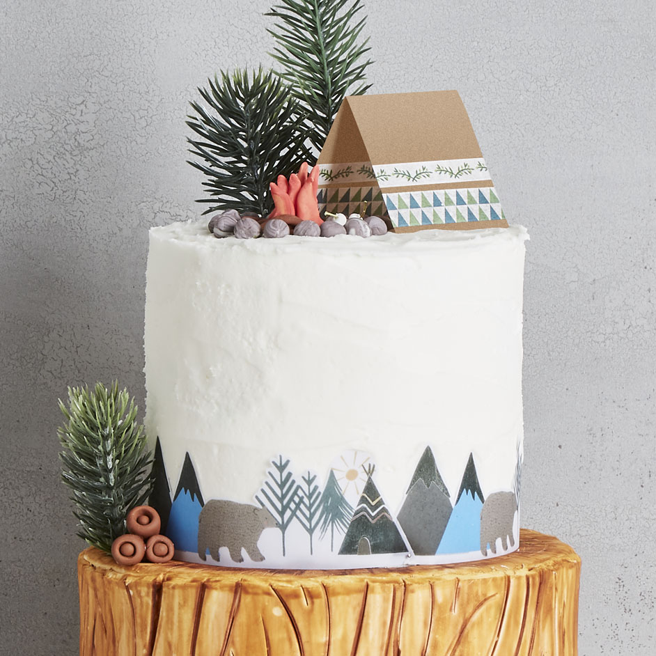 Camping Cake Project