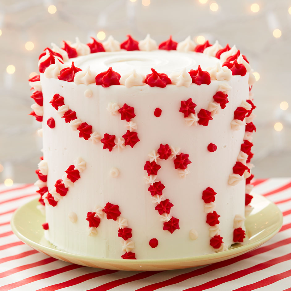 Candy Cane Cake Project