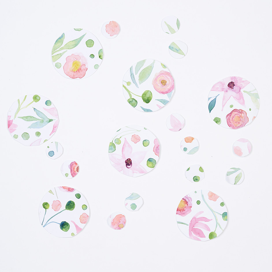 Carly Altree-Williams Watercolour Garland Project