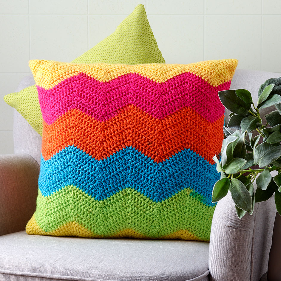 Carry Cakes Crochet Cushion Cover Project