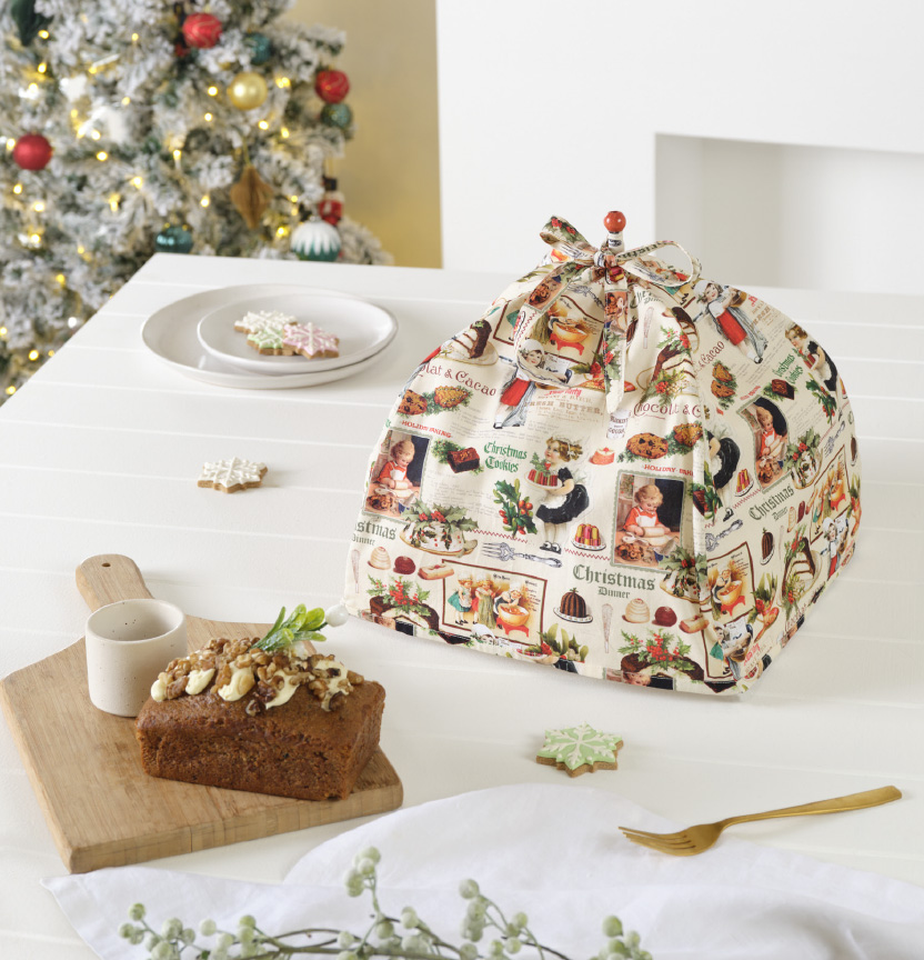 Christmas Fabric Cloche Project