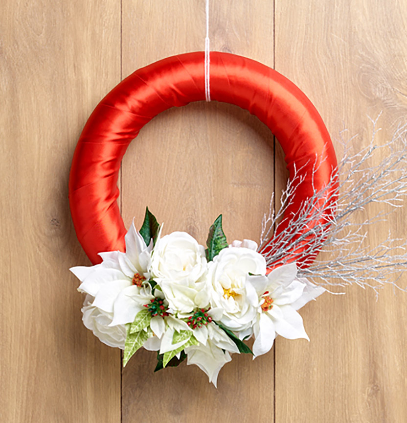 Christmas Floral Wreath Project