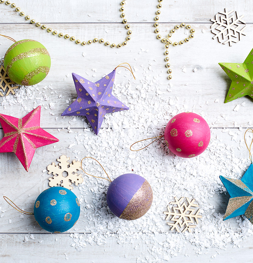 Christmas Merry & Bright Baubles Project