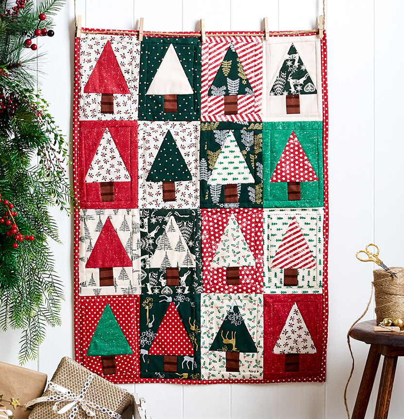 Christmas Quilt Wall Hanging Project