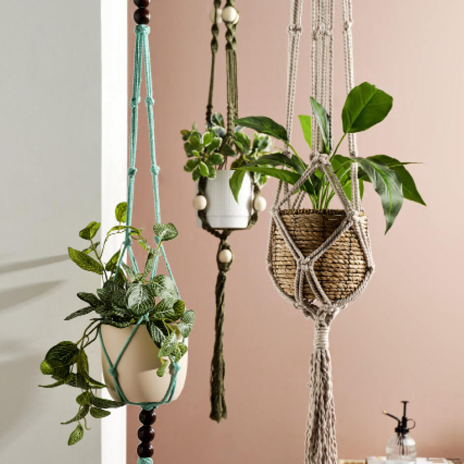 Crafters Choice Macrame Plant Hanger Project