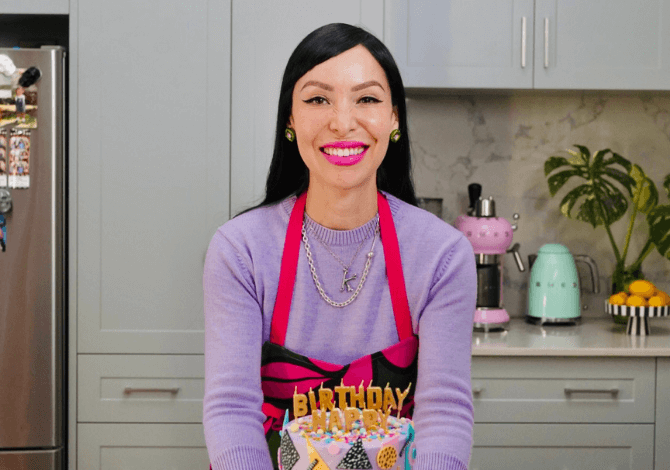 Create the ultimate party cake with baking queen Katherine Sabbath
