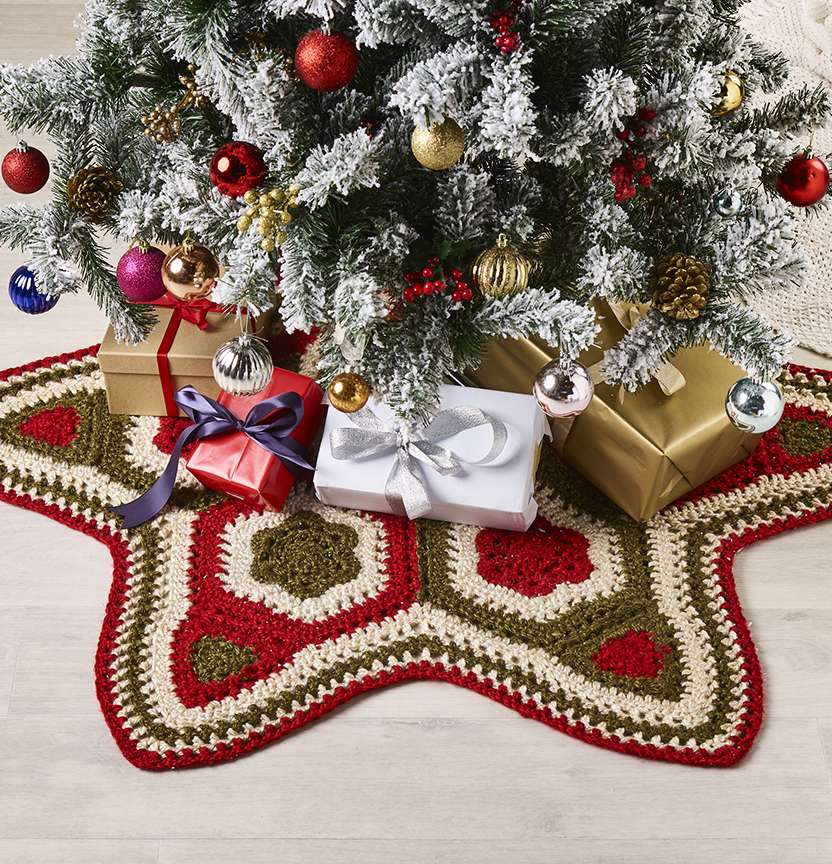 Crochet Christmas Tree Skirt Project