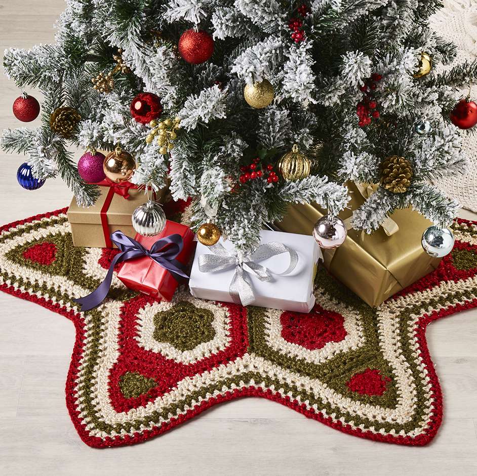 Crochet Christmas Tree Skirt Project