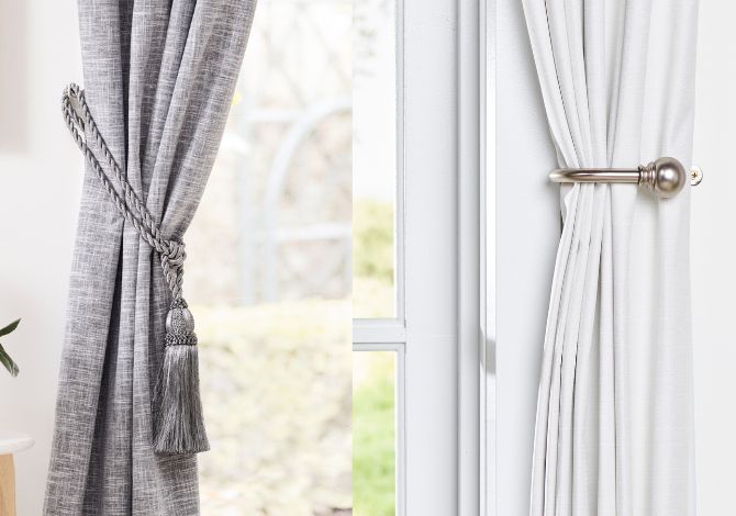 5 Stylish Curtain Holdback & Tie Back Ideas