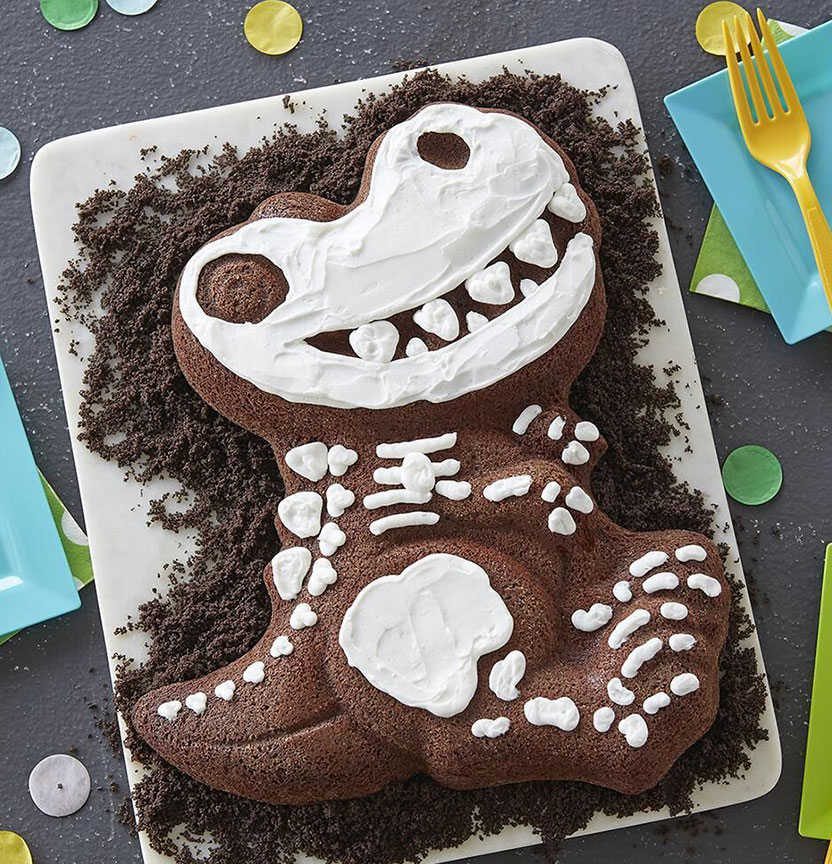 Dino Bone Brownies Cake Project