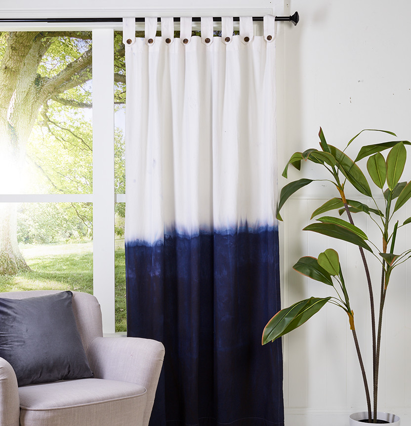 Dip Dyed Henry Curtain Project