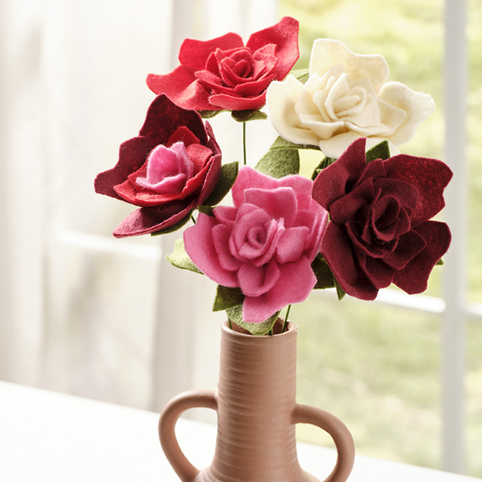 DIY Felt Roses Project | Spotlight Singapore