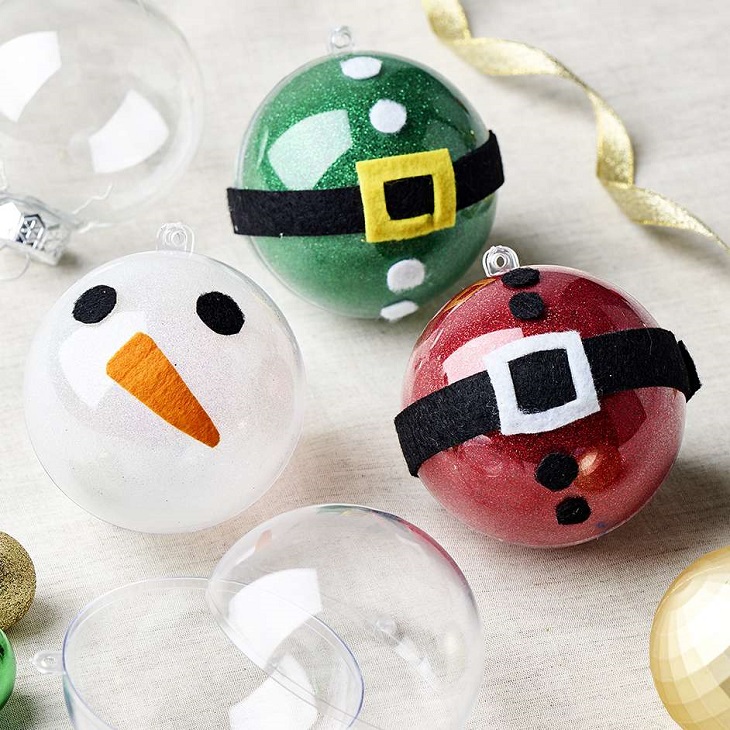 DIY Fillable Christmas Baubles Project