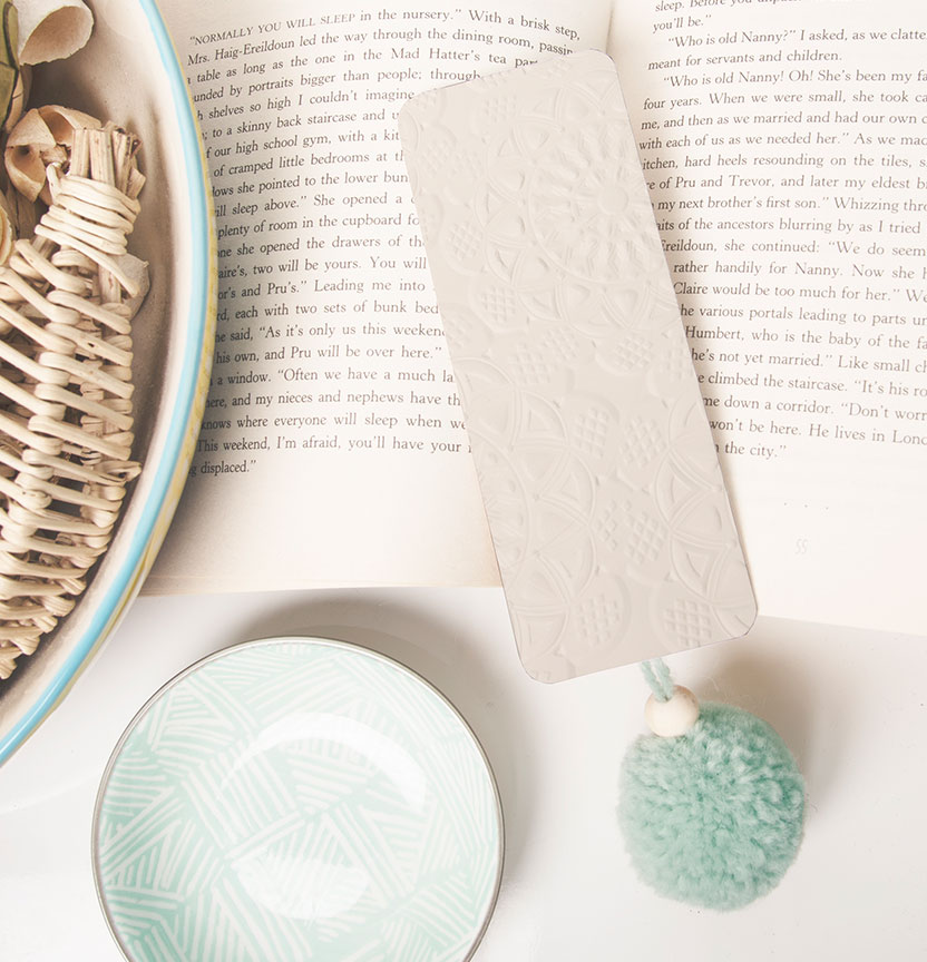 Doily Embossed Bookmark Project