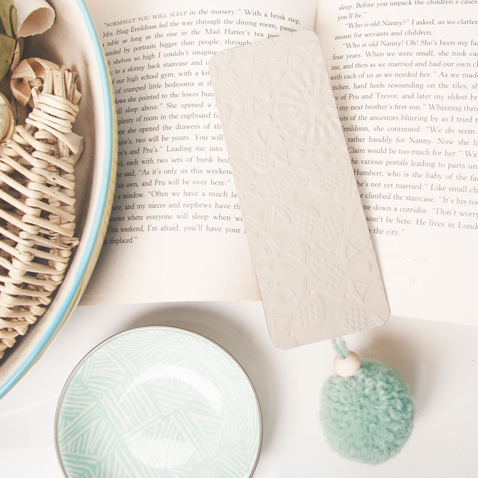 Doily Embossed Bookmark Project