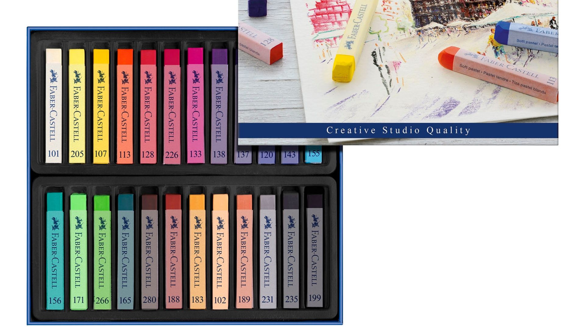 Faber-Castell Creative Studio Quality Soft Colour Pastels