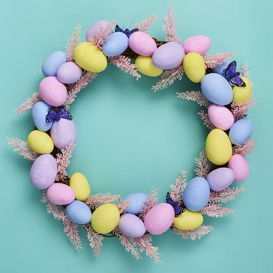 Egg Wreath Project