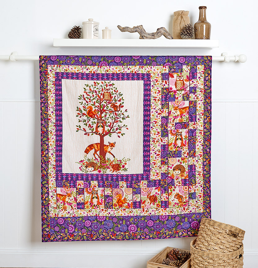 Enchanted Forest Panel Quilt Project