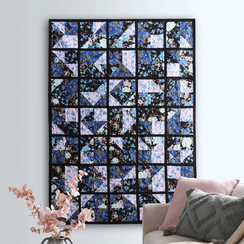 Ethereal Blues Quilt Project