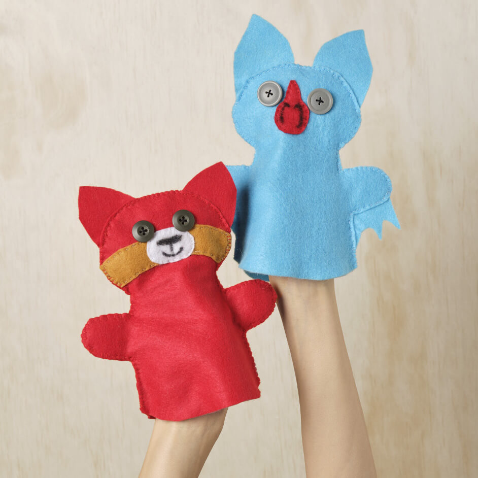 Felt Hand Puppets Project | Spotlight Australia