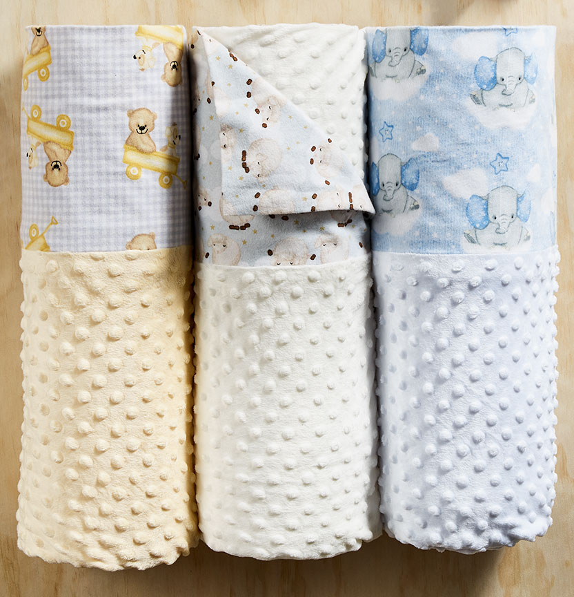 Flannelette and Minky Blankets Project
