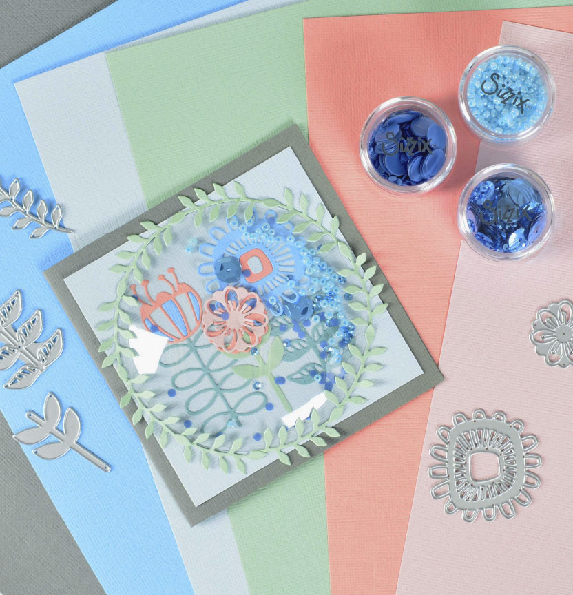 Floral Shaker Dome Card Project