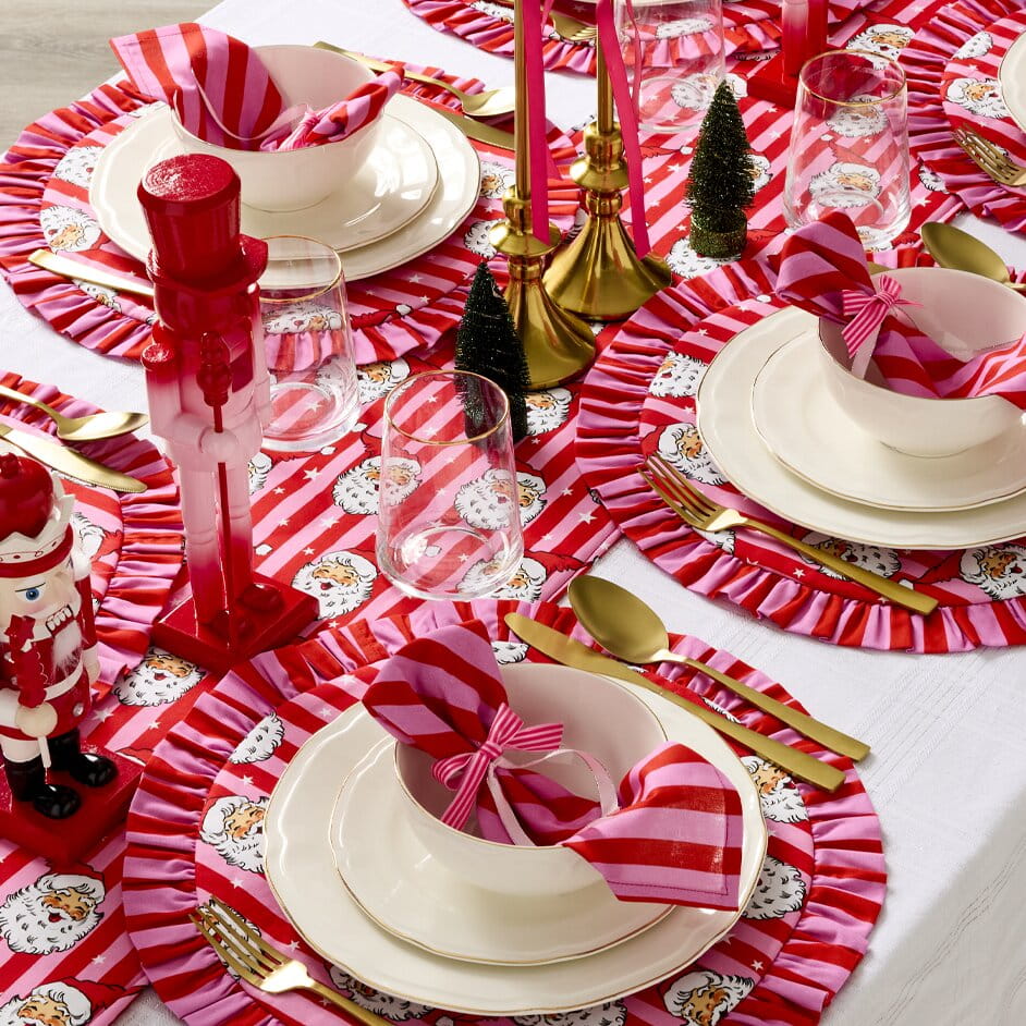 Placeats Frilled Christmas Placemats Project | Spotlight Australia