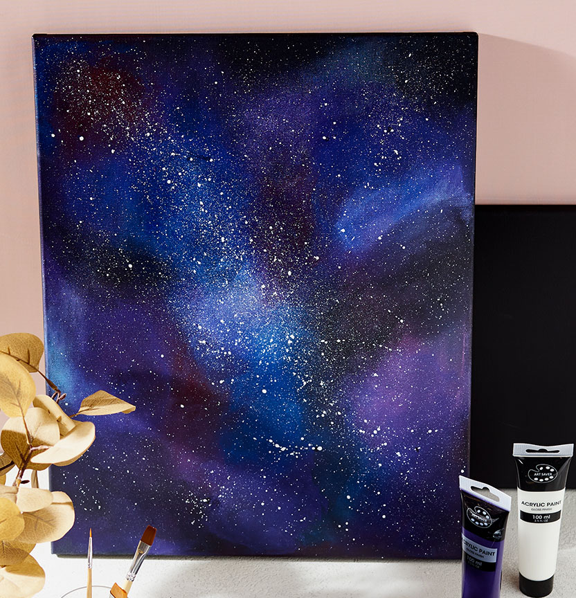 Galaxy Nebula Painting Project