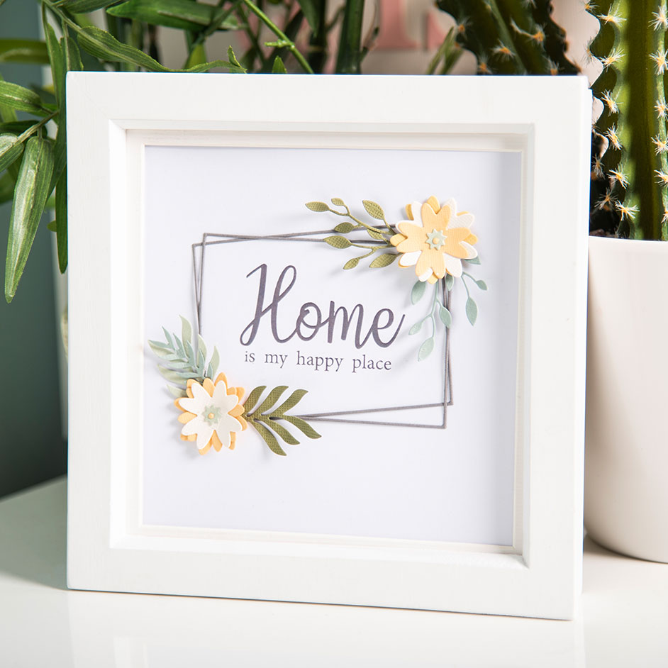 Geo Floral Frame Project