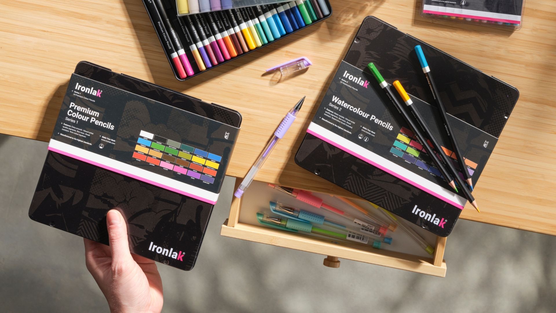 Ironlak Premium Colour Pencil Sets