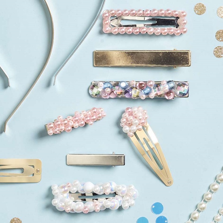 Glamour Bead Clips Project