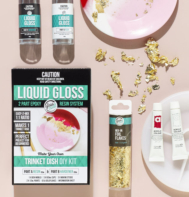 Glass Coat Liquid Gloss DIY Trinket Dish Project