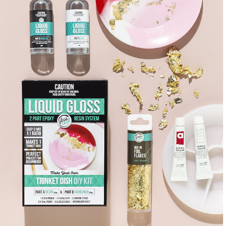 Glass Coat Liquid Gloss DIY Trinket Dish Project