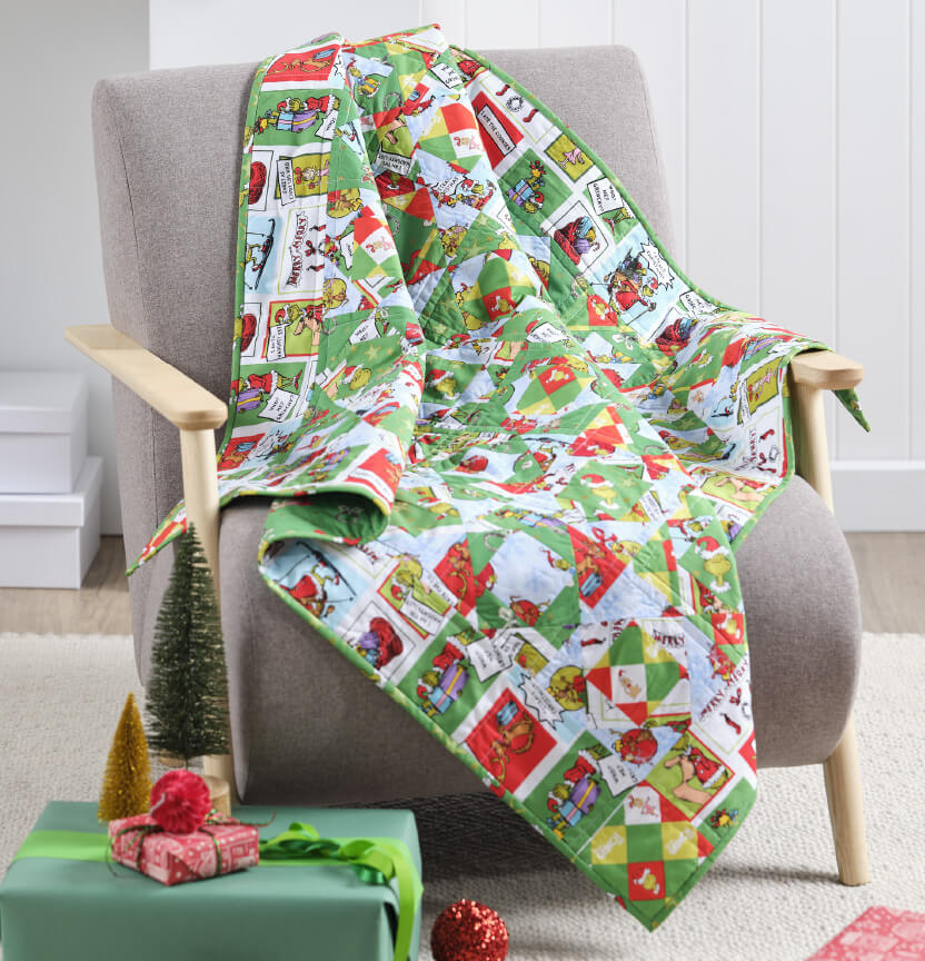 Grinchmas Christmas Quilt Project