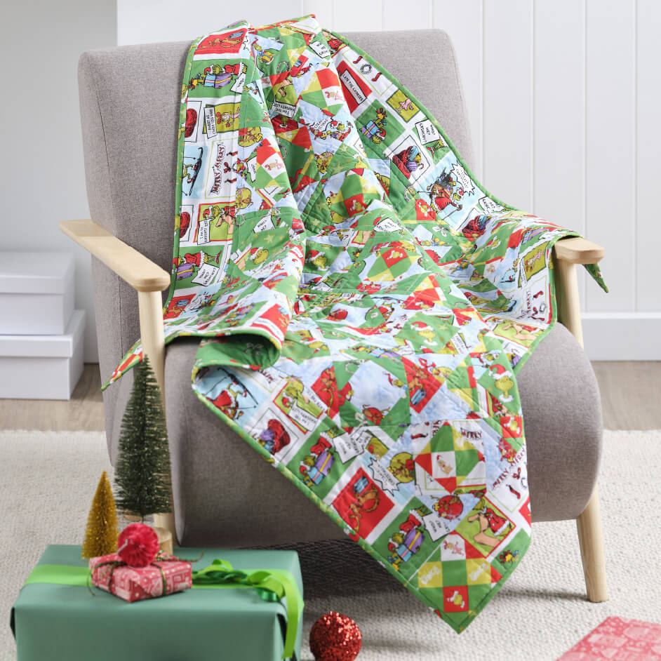 Grinchmas Christmas Quilt Project