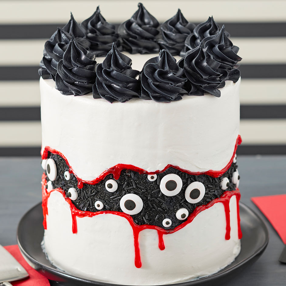 Halloween Fault Line Cake Project