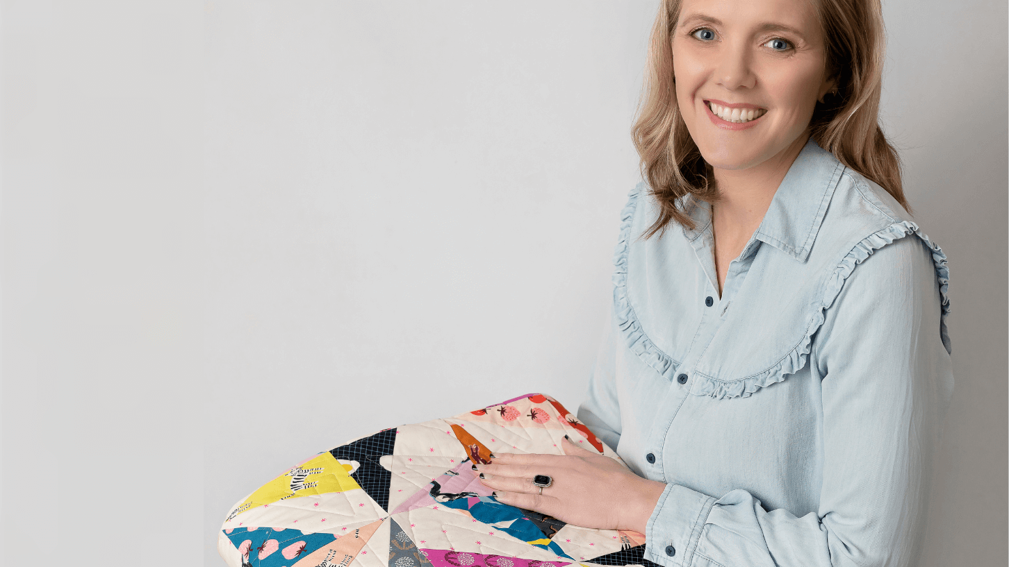 Creating bold, punchy quilts and inspired designs - How Jemima Flendt does it all from her studio