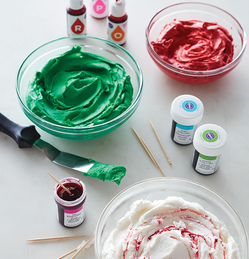 How To Colour Icing Project