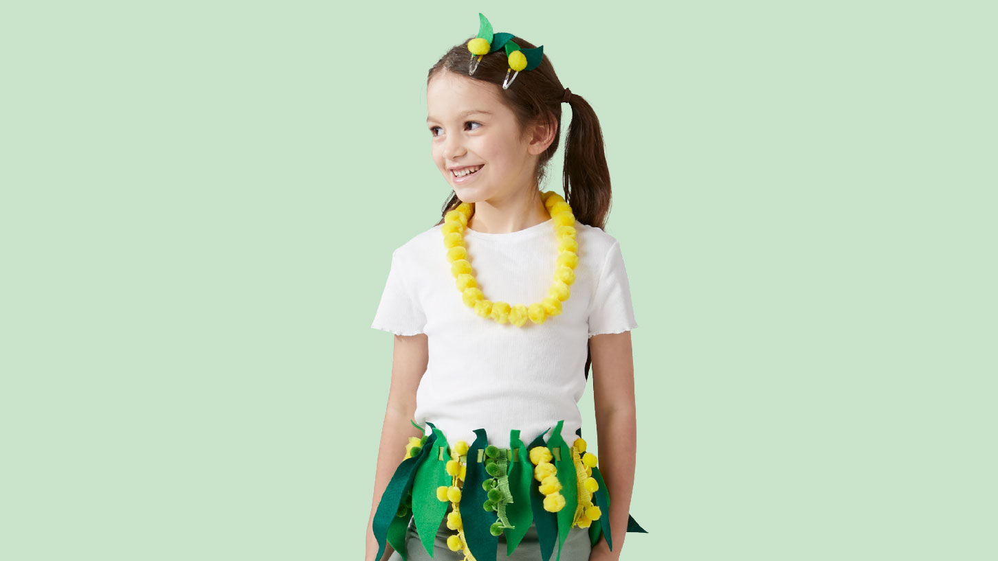 DIY Book Week Costume: How to make a kids' Gumnut Baby costume