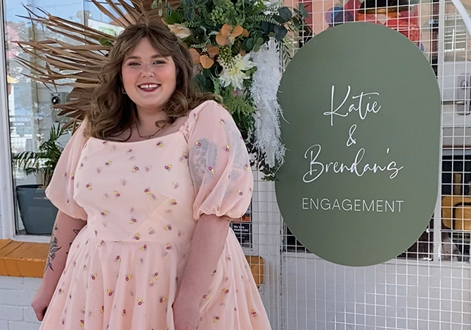 How to make an engagement party dress with Katie Parrott