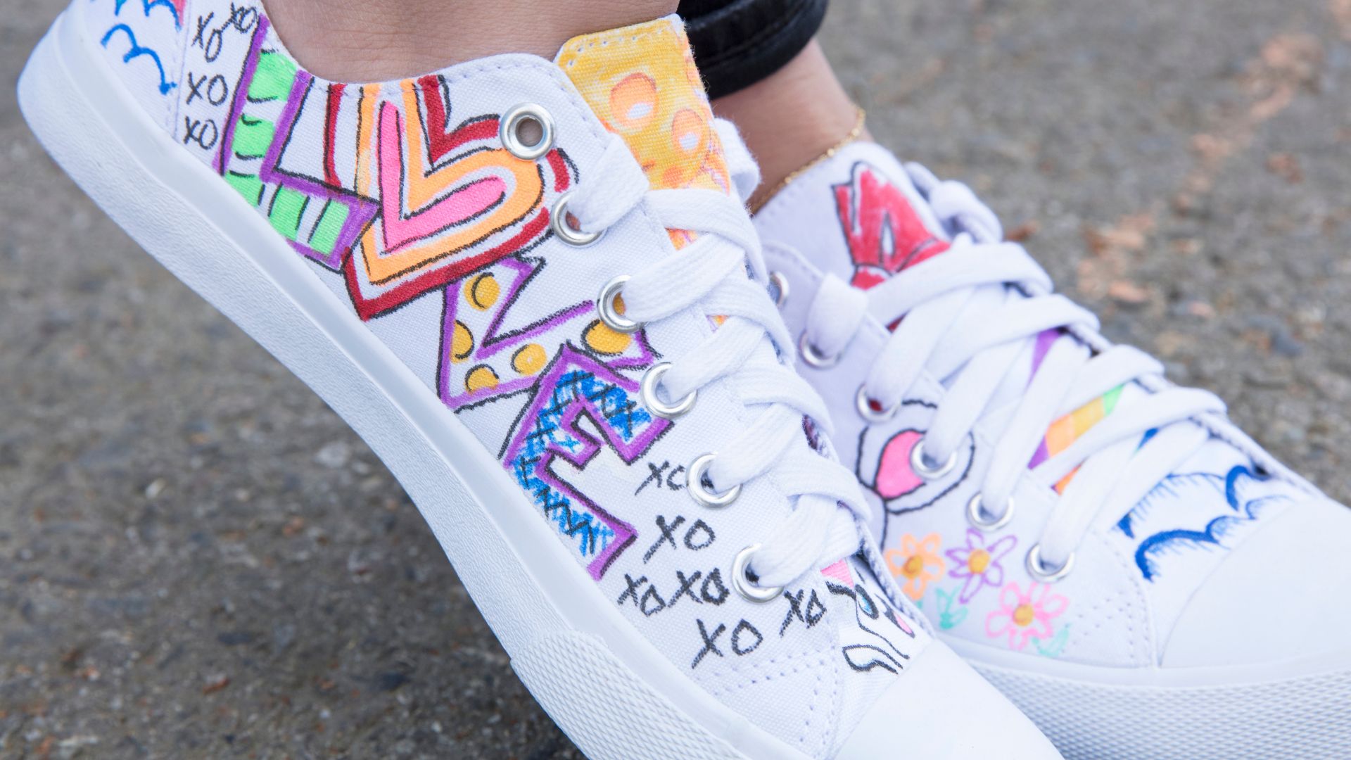 Painting On Fabric Shoes