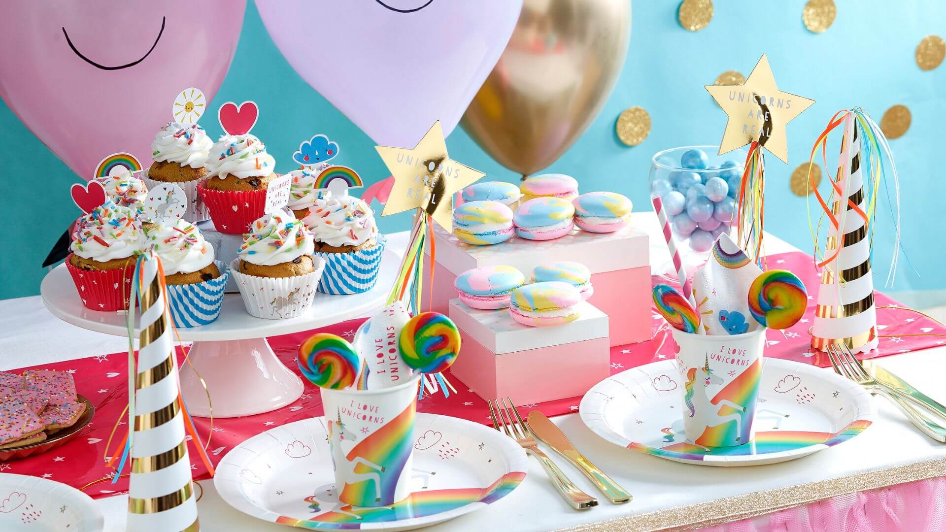 Celebrate With A Unicorn Theme Birthday Party