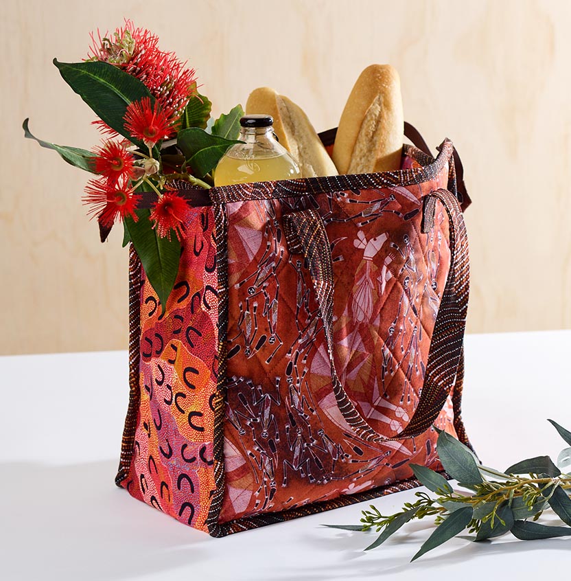 Indigenous Print Insulated Bag Project
