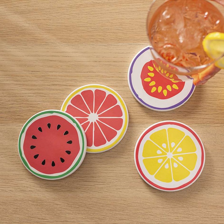 Infusible Ink Fruit Coasters Project
