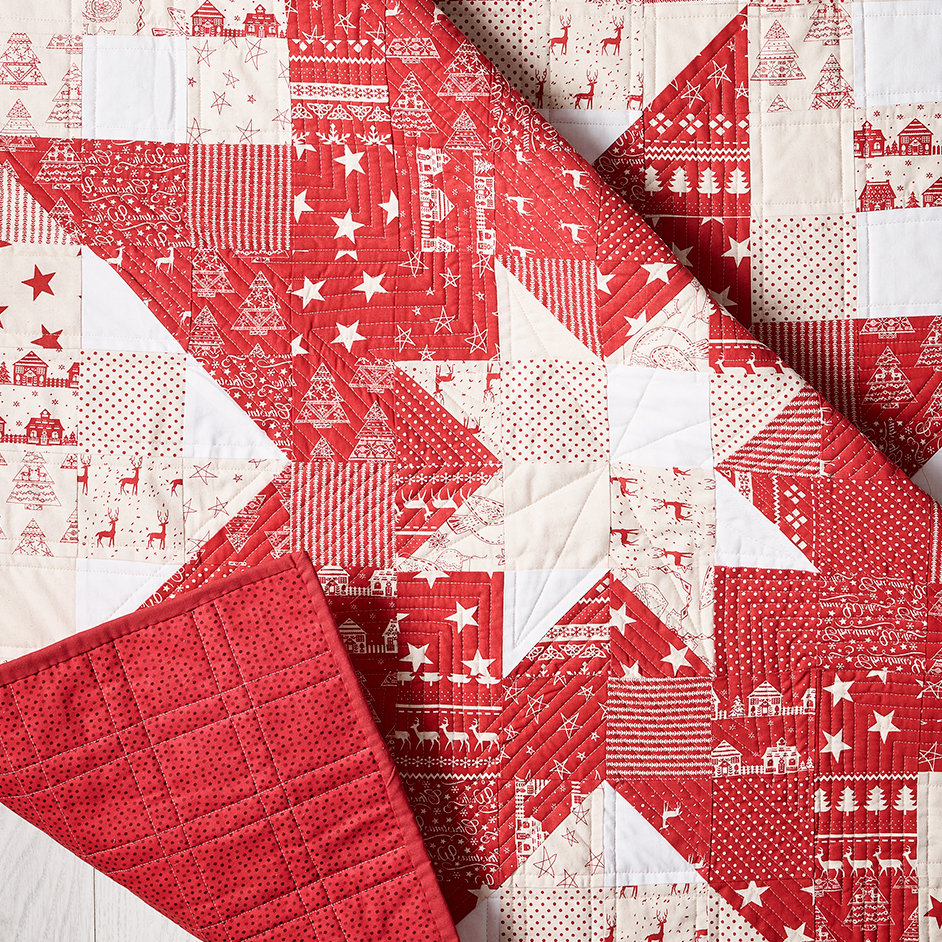 Jelly Flat Xmas Star Quilt Project