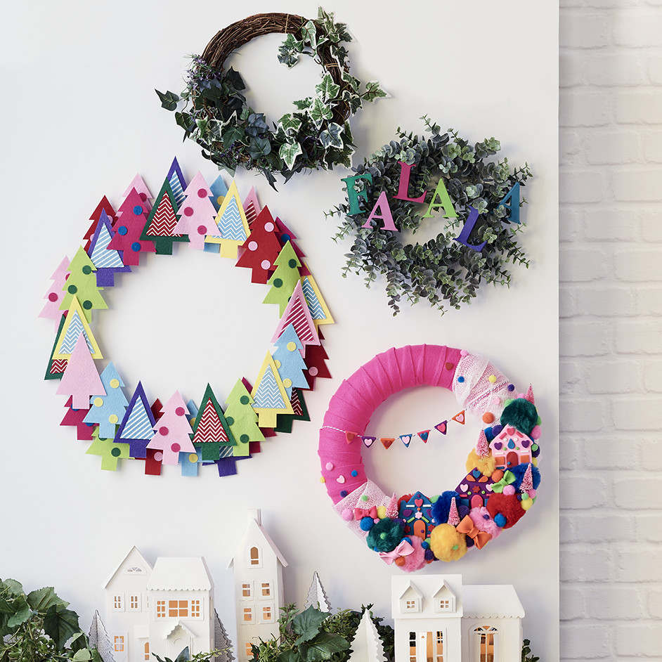 Jolly & Bright Christmas Wreaths Project