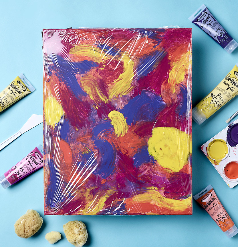 Kids Marble Painting Project